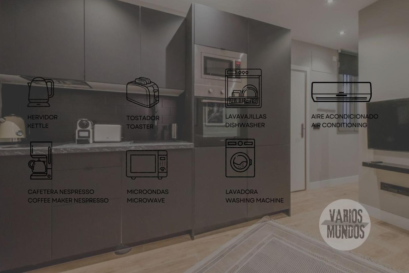 Urban And Central Apt 5Pax En Calle Silva-Gran Via E2 Мадрид Экстерьер фото